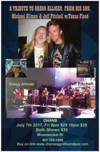 Tribute to Greg Allman at Chan's Woonsocket, RI @ Chan's Fine Dining | Woonsocket | Rhode Island | United States